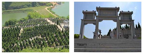 西安公交直達(dá)、景色宜人、枕山面水墓園